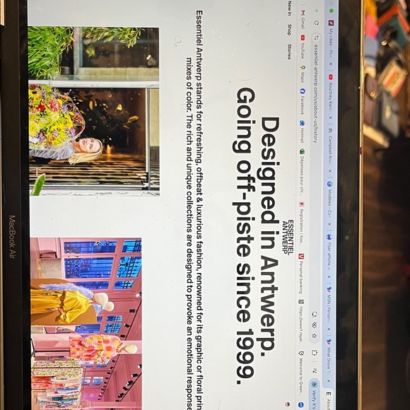 Floral Long Sleeve Dress - Pink and Blue - Picture 7 of 9